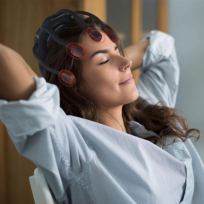 Full Coverage Head Massager with 3 Modes – Relax & Refresh