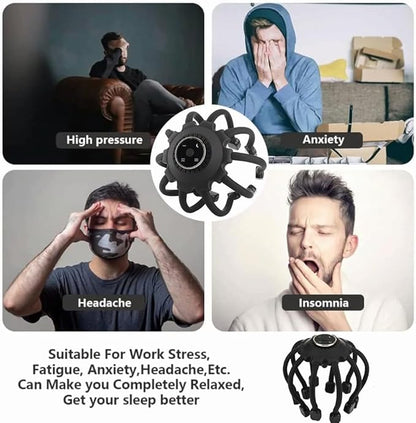 Full Coverage Head Massager with 3 Modes – Relax & Refresh
