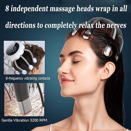 Full Coverage Head Massager with 3 Modes – Relax & Refresh