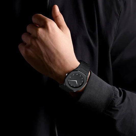 Luxury Stainless Steel Arabic Numeral Watch – Everyday & Formal Wear